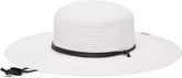 Sombrero plegable para Dama, marca Columbia. Sombrero modelo Global Adventure II para mujer. Talla S/M. Color Blanco.